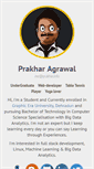Mobile Screenshot of prakhar.info